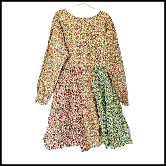 Mini Boden Other - Mini Boden Rainbow Hotchpoch Floral Dress Size 11‎ 12 Cotton Missing Belt